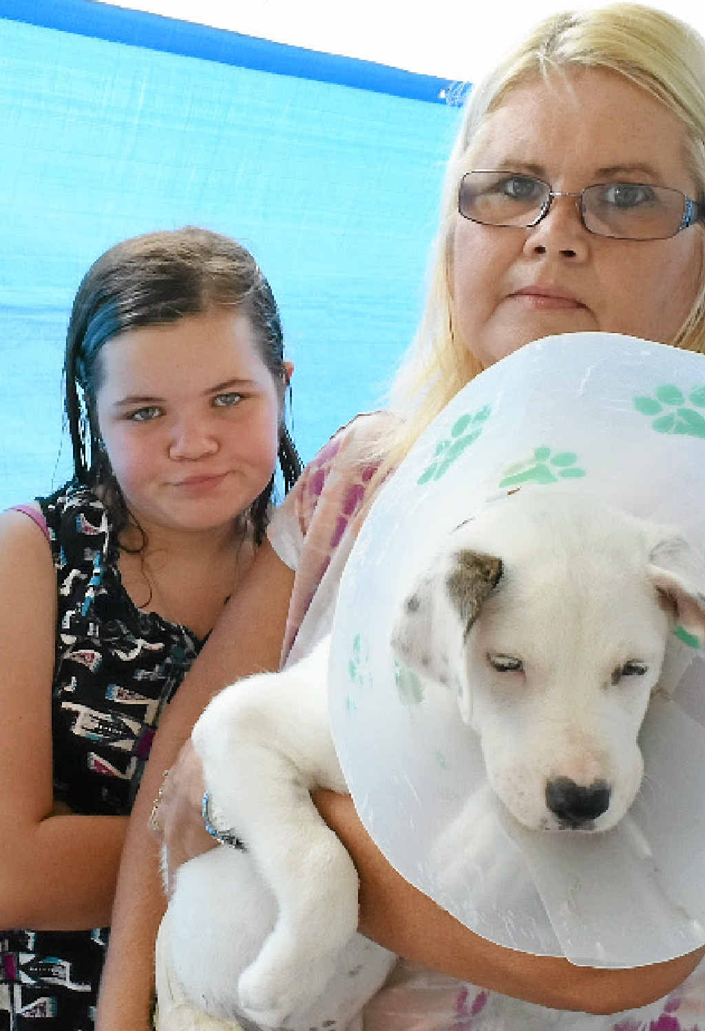 Foster carers Sue-Ellen and Madison Thompson, 12. Foster carers Sue-Ellen and Madison Thompson, 12.